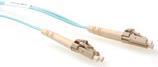 ACT 1.5 meter LSZH Multimode 50/125 OM3 fiber patch cable duplex with LC connectors. Lc-lc 50/125 om3 duplex 1.50m (RL9651)