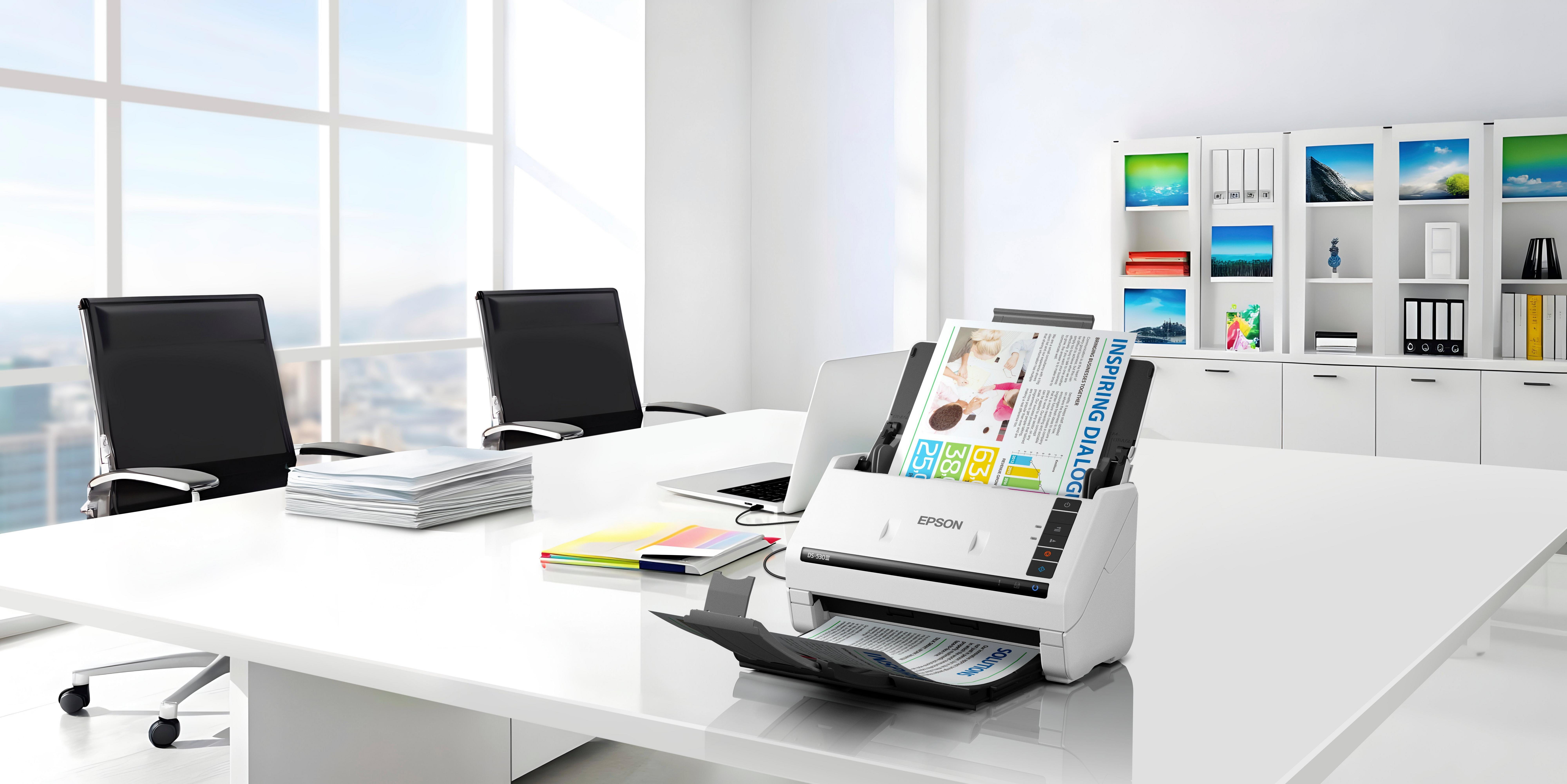 Epson WorkForce DS-530III Dokumentenscanner Duplex A4 600 dpi Weiß