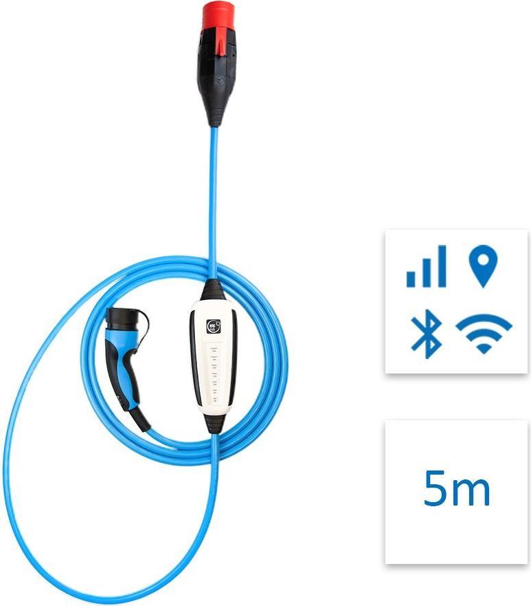 NRGkick 32A GSM/GPS/SIM Standard Elektrofahrzeug-Ladestation 5m inkl. 2 Jahre Datenvolumen