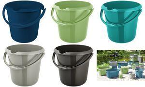 keeeper Putzeimer "mika eco", rund, 10 Liter, grass green aus 100% Recyclingkunststoff, ergonomisch geformter Henkel, - 1 Stück (1171031900000)