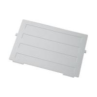helit Stellbrettchen für Karteitrog A5 quer, lichtgrau gepackt zu 2 Stück - 2 Stück (H7204582)