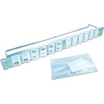 Wirewin High Quality 24-Port Keystone Modul-Leerpanel, 0° oder 45° winkelbar Keystone System (WKS PANEL 24 DYN ANG)