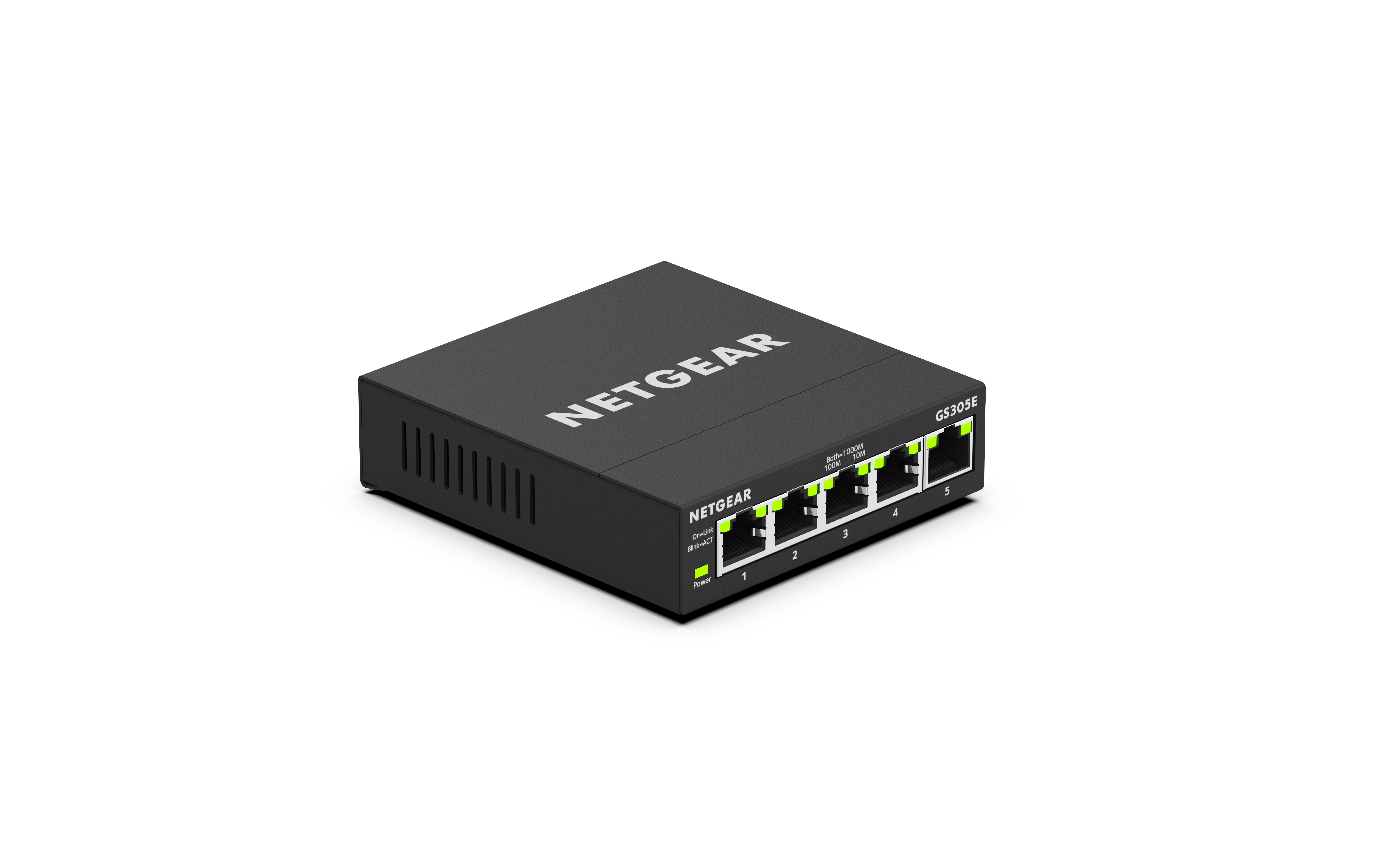 NETGEAR Plus GS305E 5-Port Gigabit Smart Managed Switch Schwarz