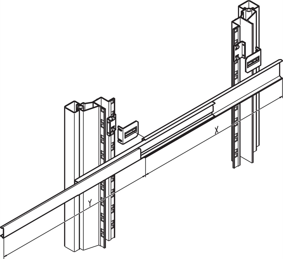 SCHROFF 21120193 19 Zoll Montagematerial