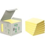 Post-it Recycling Notes 654 Haftnotizen gelb, 6 Blöcke (654-1B)