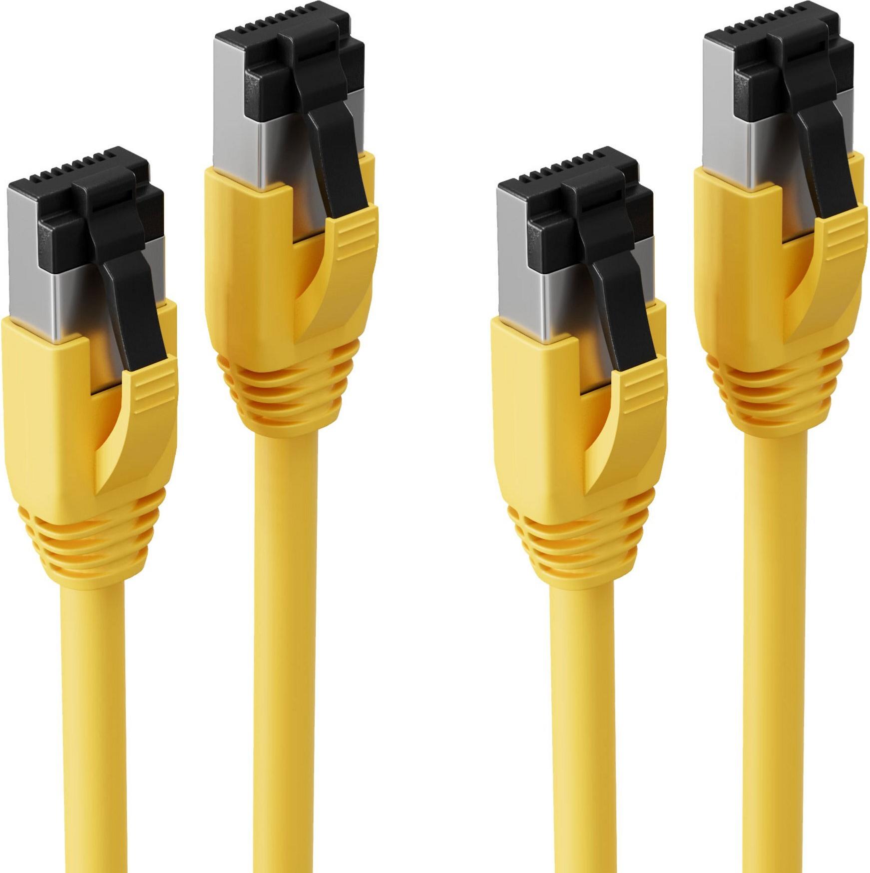 S/CONN maximum connectivity ®-BASIC-S--Patchkabel cat. 8.1 F/FTP PIMF LSZH gelb 1,5m--VE2 (SC08-41152-2)