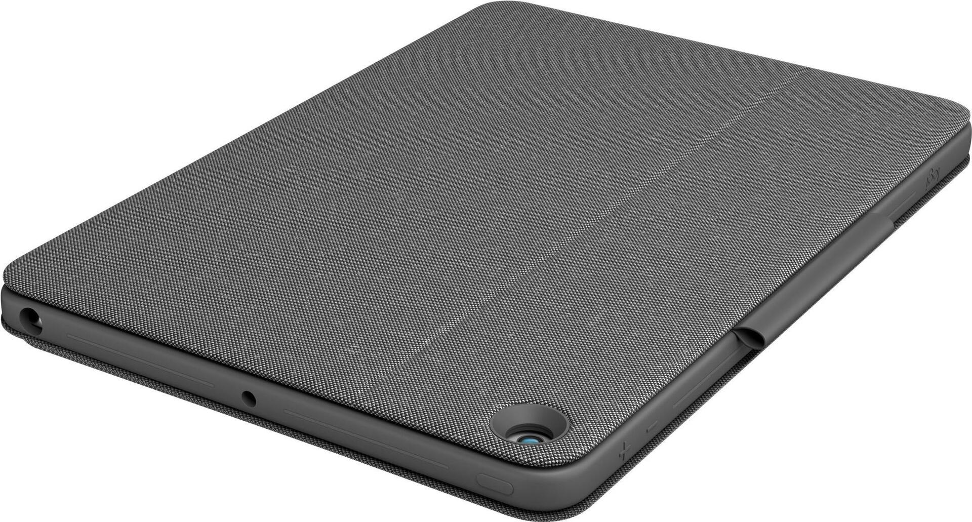 Logitech Combo Touch Tastatur und Foliohülle mit Trackpad Graphite