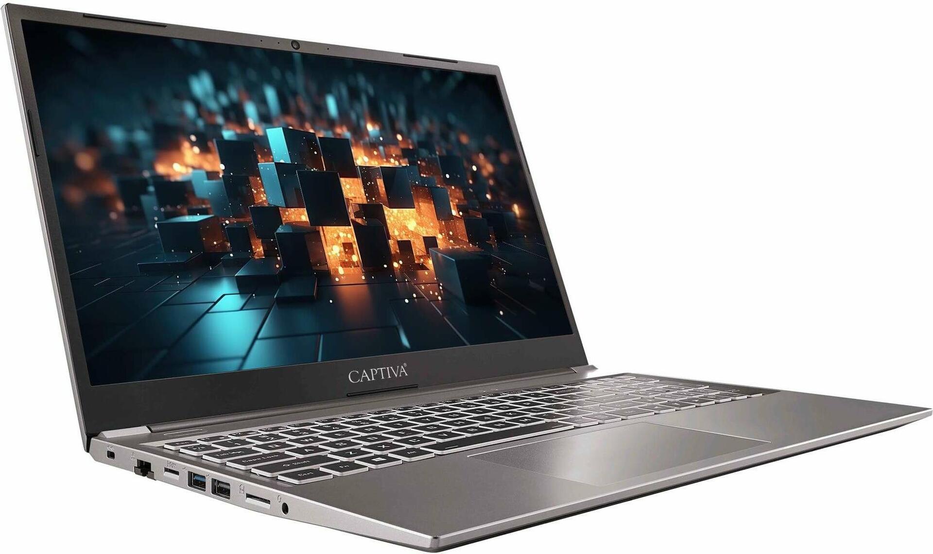 CAPTIVA Power Starter I77-233 Laptop 39,6 cm (15.6") Full HD Intel® Core™ i7 8 GB DDR4-SDRAM 500 GB SSD Wi-Fi 6 (802.11ax) Silber (77233)