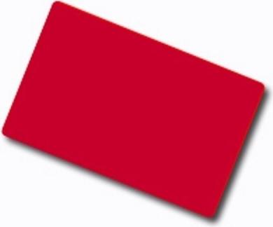 ARTDEV Plastikkarte (KARTEN-BLANKO-ROT)
