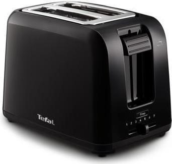 Tefal TT1A18 Toaster 7 2 Scheibe(n) 800 W Schwarz - Edelstahl (TT1A1830)