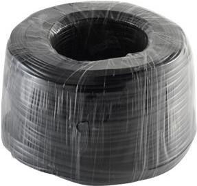 Flachkabel 4-adrig (100 m) schwarz (TC 76106)