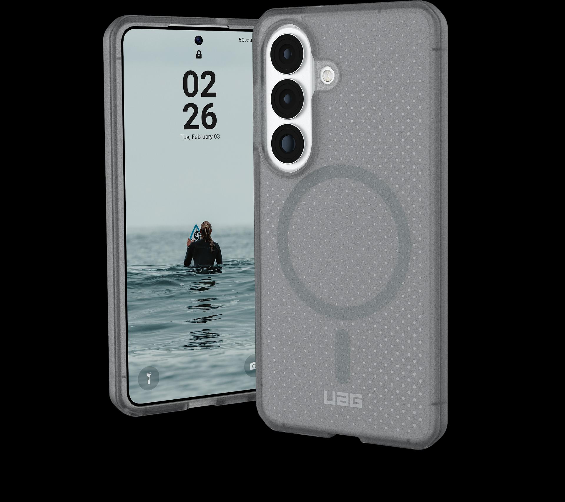 UAG Urban Armor Gear Dot Case mit Magnet-Modul | Samsung Galaxy S26 | ash (grau) | 214521113131 (214521113131)