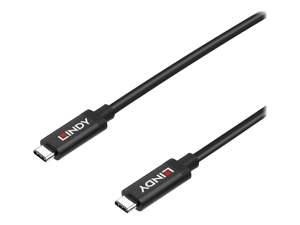 Lindy 43308 Aktives USB-C-Kabel USB 3.1 Gen 2 5 m 10 Gbit/s Schwarz