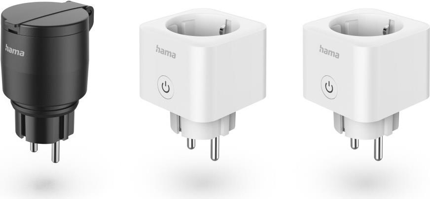 Hama 00176657 Smart Plug 3680 W Haus Schwarz - Weiß (00176657)