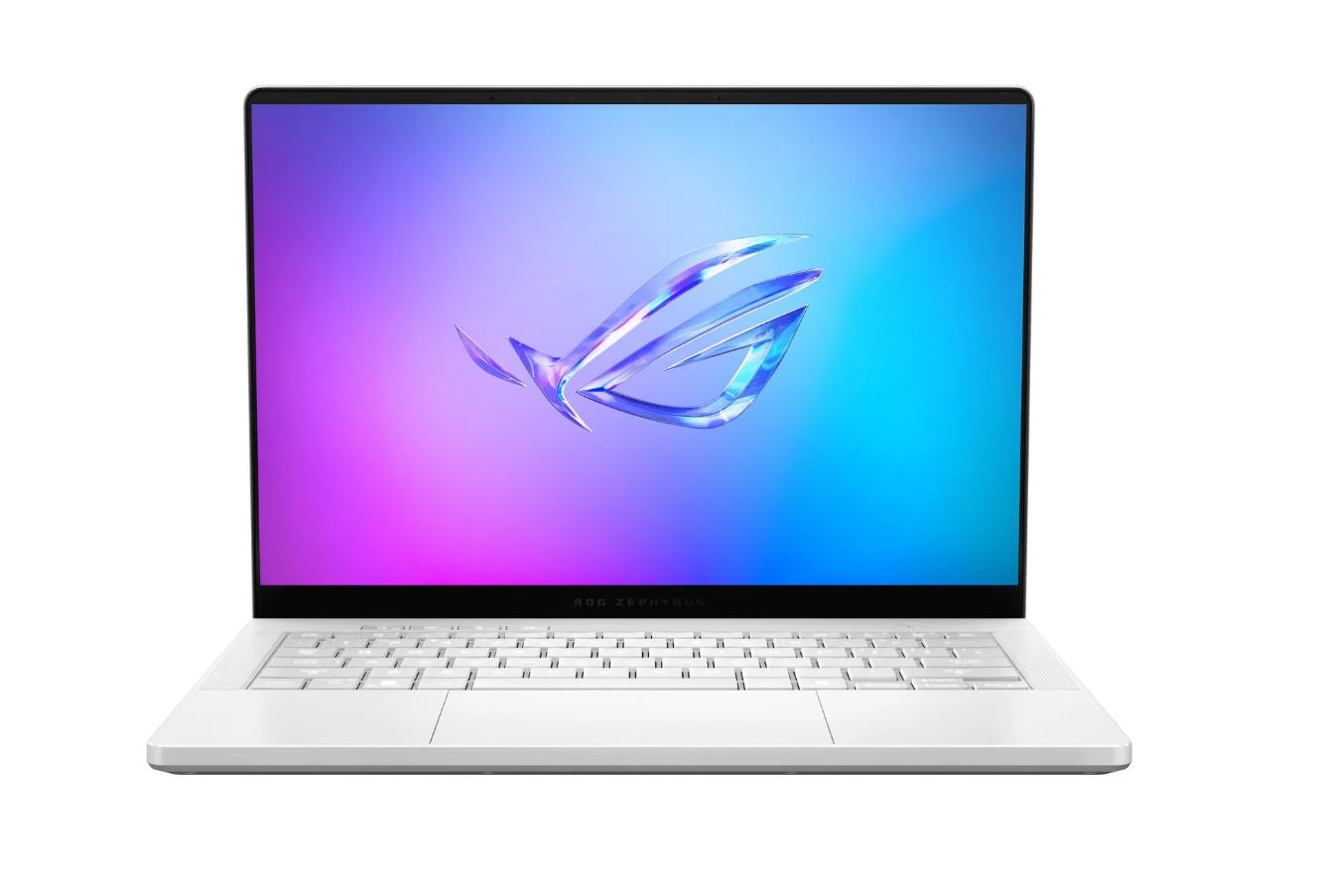ASUS ROG Zephyrus G14 GA403WR-QS086W AMD Ryzen AI 9 HX 370 Laptop 35.6 cm (14") WQXGA+ 32 GB LPDDR5x-SDRAM 2 TB SSD NVIDIA GeForce RTX 5070 Ti Wi-Fi 7 (802.11be) Windows 11 Home White (90NR0M54-M006B0)