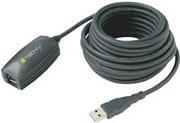 USB 3.0 Aktives Verlängerungskabel, 5 m, schwarz Hersteller: Techly (ICUR3050)