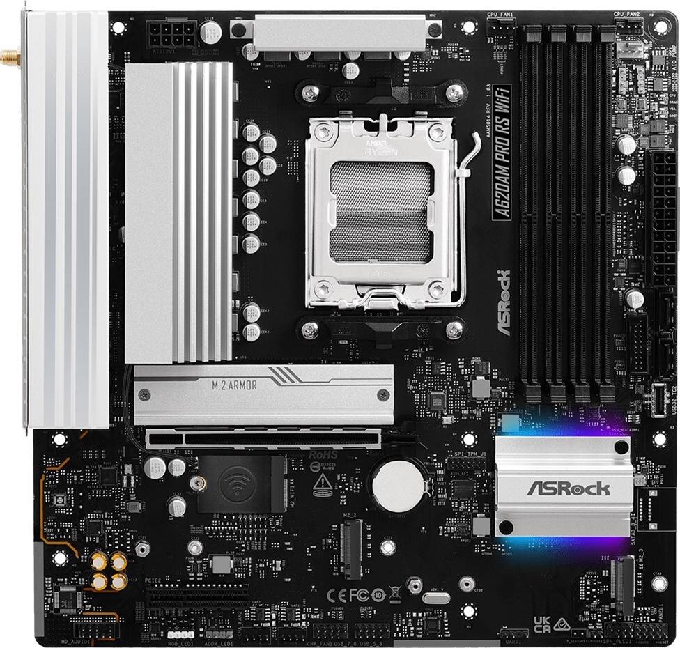 ASRock A620AM PRO RS WIFI Mainboard Micro ATX Socket AM5