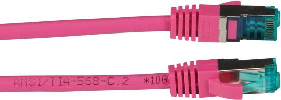 EFB-Elektronik RJ45 Patchkabel Cat.6A S/FTP LSZH magenta 25m Hersteller: EFB Elektronik (MK6001.25MA)