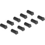 Delock Staubschutz für MC4 - DL4 Buchse 10 Stück schwarz (64244)