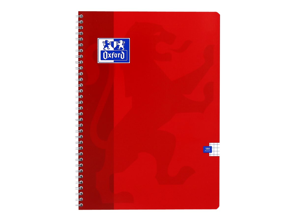 Oxford School Notizbuch A4 kariert 90 Blatt