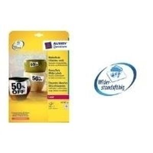 Avery Heavy Duty Laser Labels - Selbstklebende Polyesterfolie - weiß - 99,1 x... - Avery Heavy Duty Laser Labels - Selbstklebende Polyesterfolie - weiß - 99,1 x...