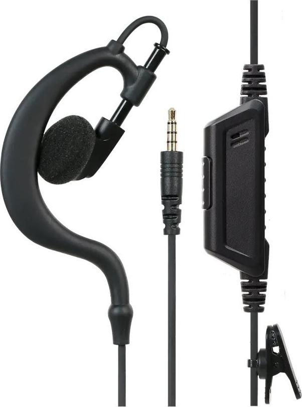 HYTERA C Stil Ohrhörer mit in line Mic PTT 3,5mm 4 section single pin für PDM680 PNC460 PNC550 PNC560 (EHS24)