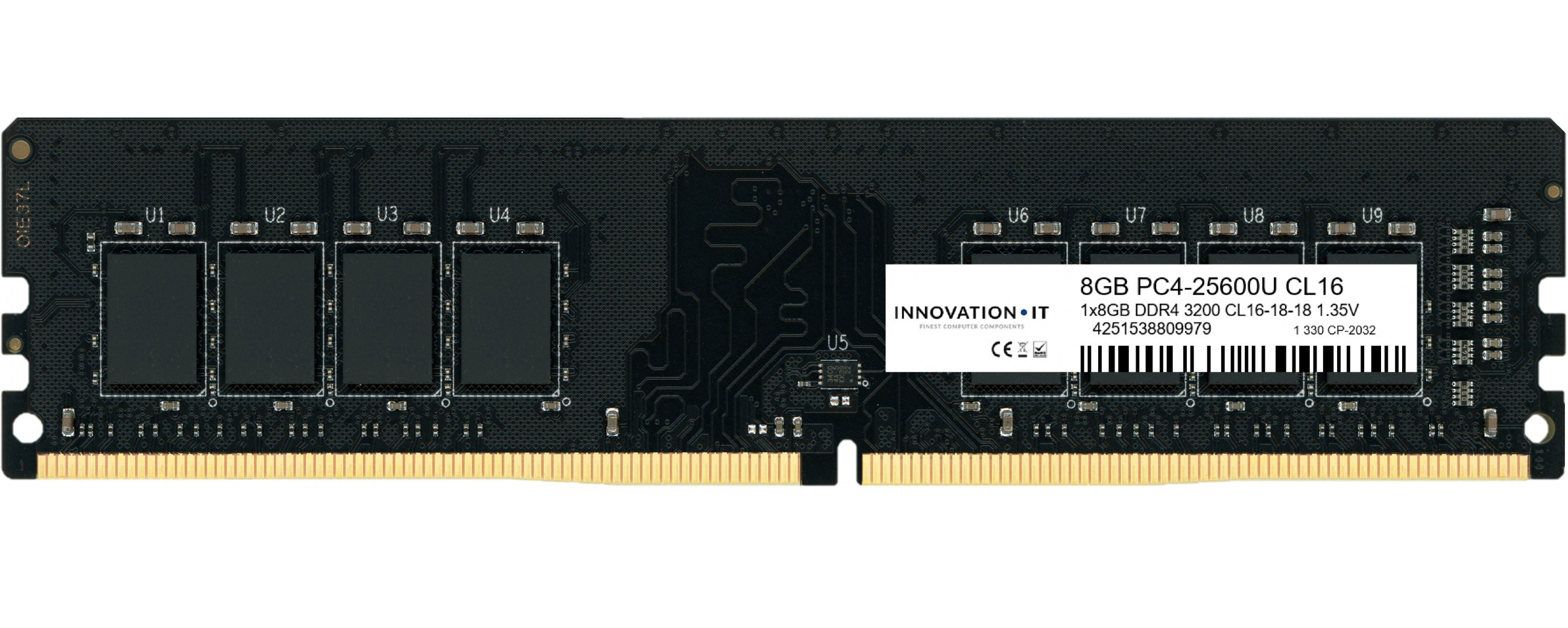 Innovation IT 8 GB RAM DDR4 3200 MHz CL16 288-Pin DIMM Speichermodul