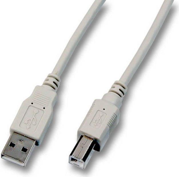 EFB-Elektronik USB2.0 Anschlusskabel A-B, St.-St., 0,5m, grau, Classic Hersteller: EFB Elektronik (K5255.0,5)