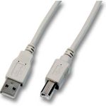 EFB-Elektronik USB2.0 Anschlusskabel A-B, St.-St., 0,5m, grau, Classic Hersteller: EFB Elektronik (K5255.0,5)