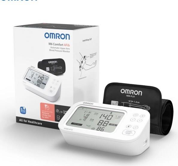 Omron M6 COMFORT AFIB Oberarm-Blutdruckmessgerät (HEM-7380-E)