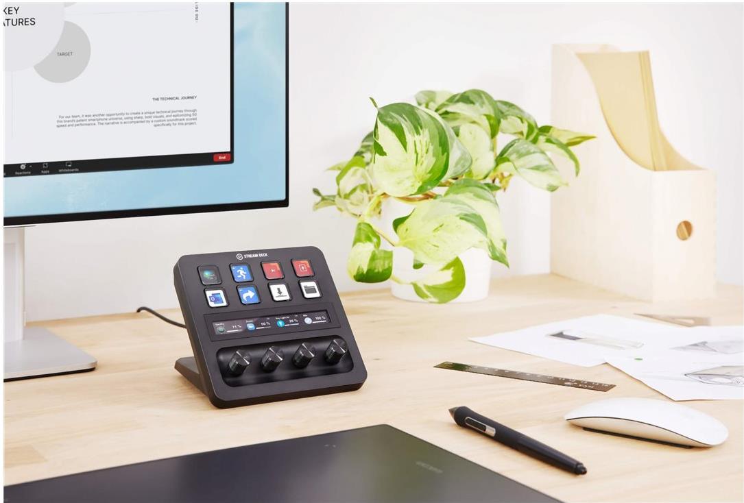 Elgato Stream Deck Plus Tastenfeld Schwarz