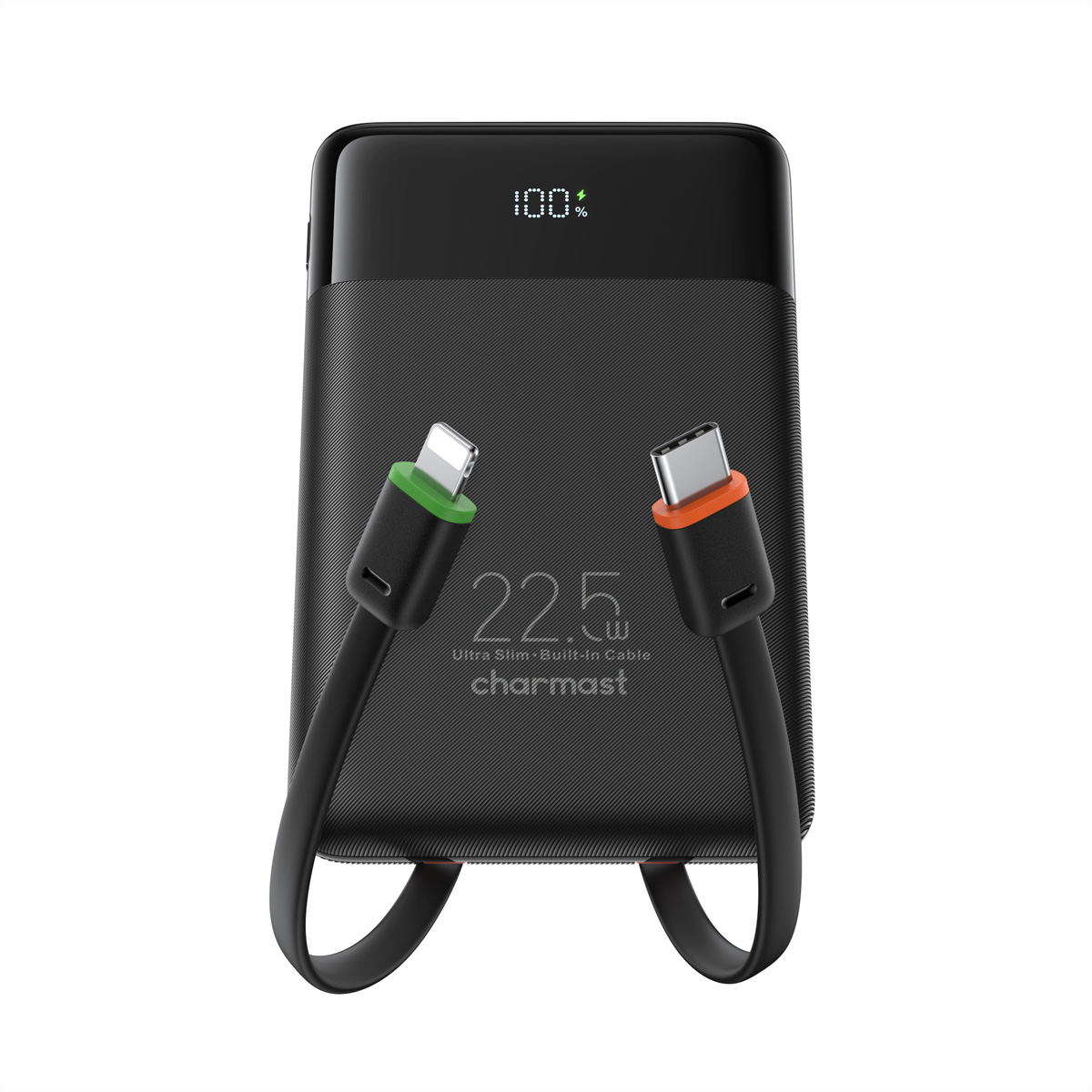 CHARMAST Powerbank W1202 10000 mAh Schwarz