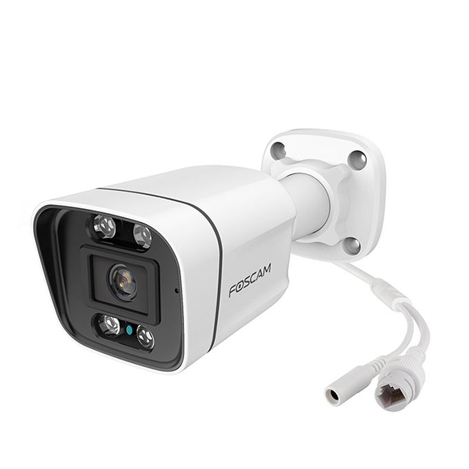 Foscam FNA108E-B4-2T Videoüberwachungskit Kabelgebunden 8 Kanäle 3840 x 2160 Schwarz, Weiß