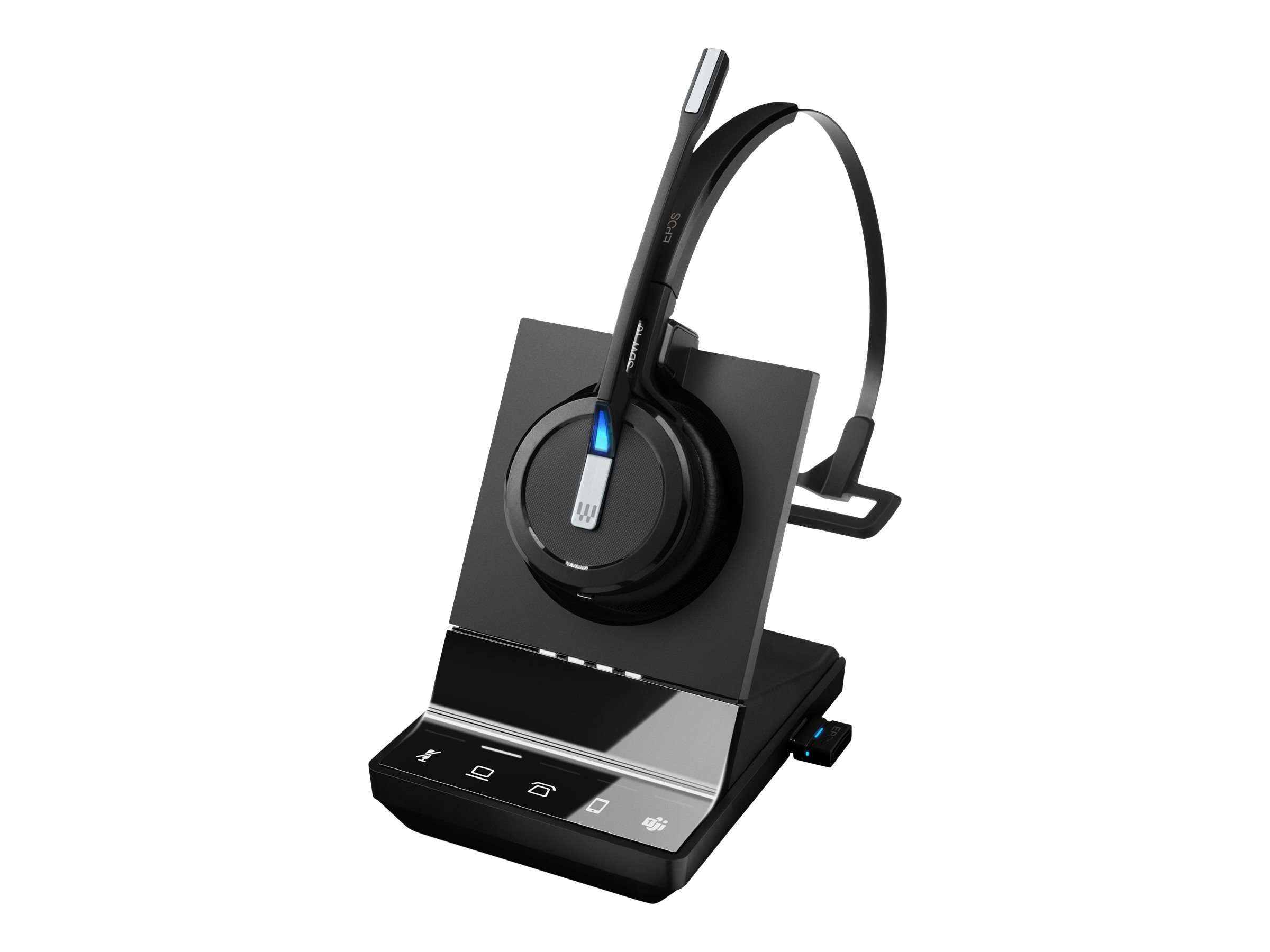 EPOS IMPACT SDW 5016T DECT Monaural On-Ear Headset Microsoft Teams Zertifiziert Schwarz