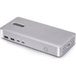 StarTech.com USB4 Docking Station, USB-C 40Gbps, Dual Video HDMI, Up to 2x 4K 60Hz 4:4:4 (RGB) or 2x 4K 120Hz 4:2:2, Multi-Monitor Dock, 6x USB, 2.5GbE, 100W PD (155UE-USB4-DOCK)