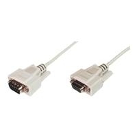 Assmann Datatransfer extension cable. D-Sub9 M/F. 5.0m. serial. molded. be (AK-610203-050-E)