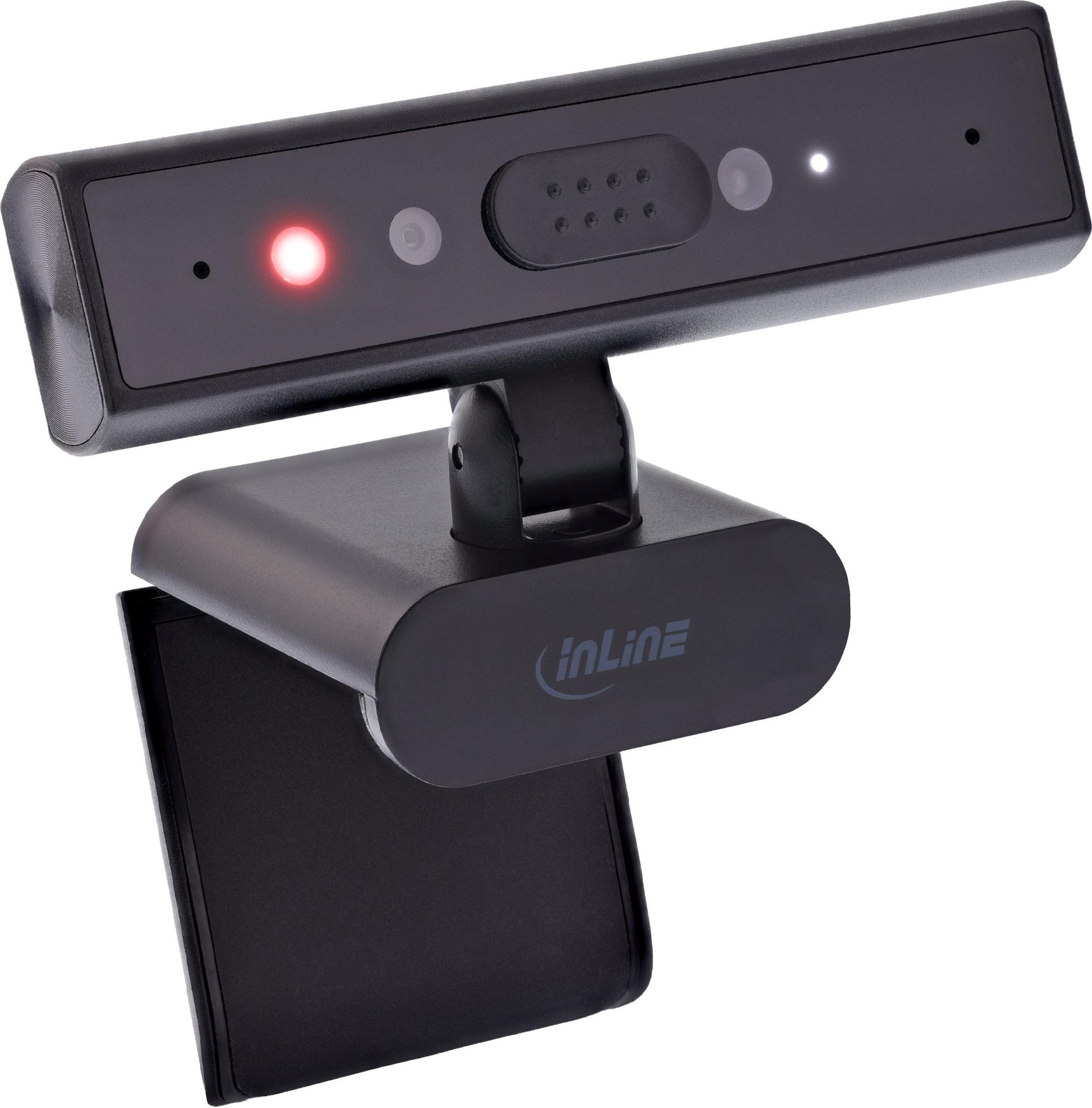 InLine® 5MP Webcam, USB-C, Autofokus, Windows Hello, Privacy-Shutter (55365)