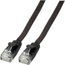 EFB-Elektronik RJ45 Flachpatchkabel Cat.6A U/UTP PVC schwarz 0,5m Hersteller: EFB Elektronik (K8107SW.0,5)