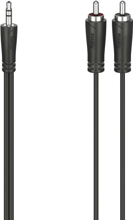 Hama Audio-Kabel, 3,5-mm-Klinken-Stecker - 2 Cinch-Stecker, Stereo, 3,0 m (00205111)