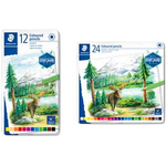 STAEDTLER Buntstift Design Journey, 12er Metalletui Sechskantstift, Minenstärke: 2,9 mm, weiche Mine für - 1 Stück (146C M12)