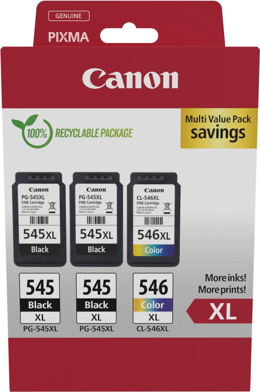 Canon PG-545XL x2/CL-546XL Triple Pack (8286B013)