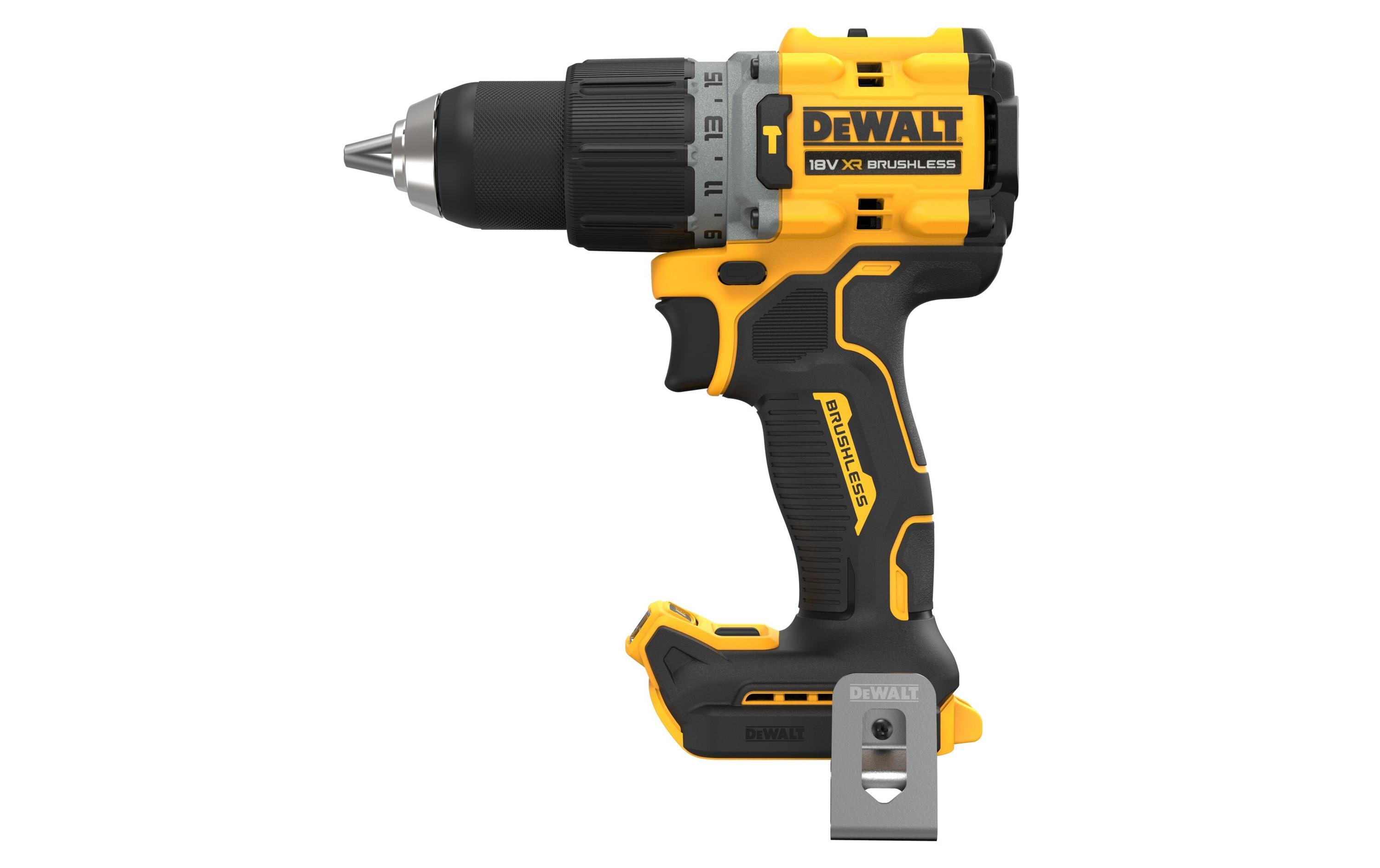 DeWalt DCD805NT-XJ Akku-Schlagbohrschrauber 18 V 90 Nm Schwarz, Gelb