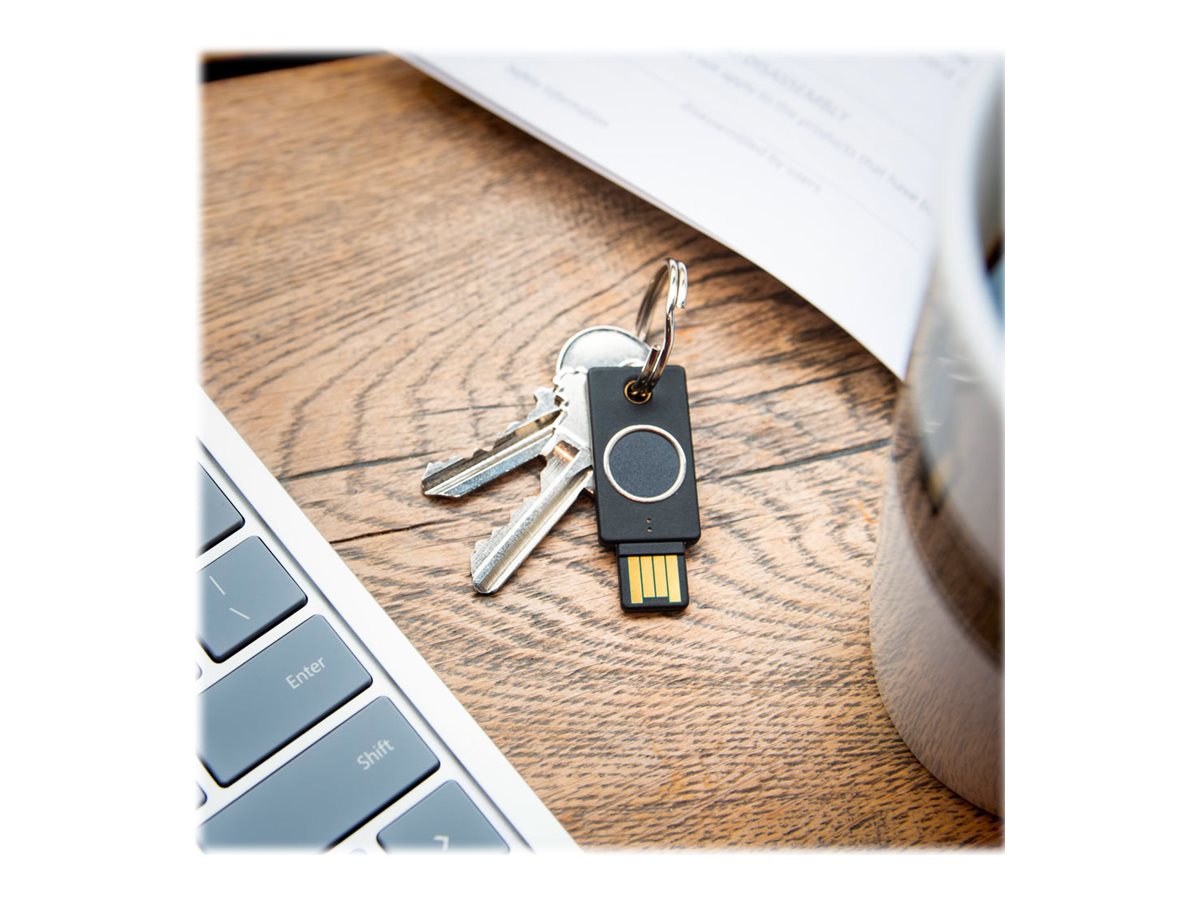 Yubico YubiKey Bio FIDO Edition Biometrischer USB-A Sicherheitsschlüssel Schwarz