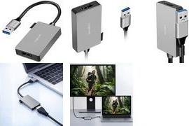 LogiLink USB 3.0 HDMI Video Adapter, grau Anschluss 1: USB-A 3.0 Stecker, Anschluss 2: HDMI-A Kupplung (UA0233A)
