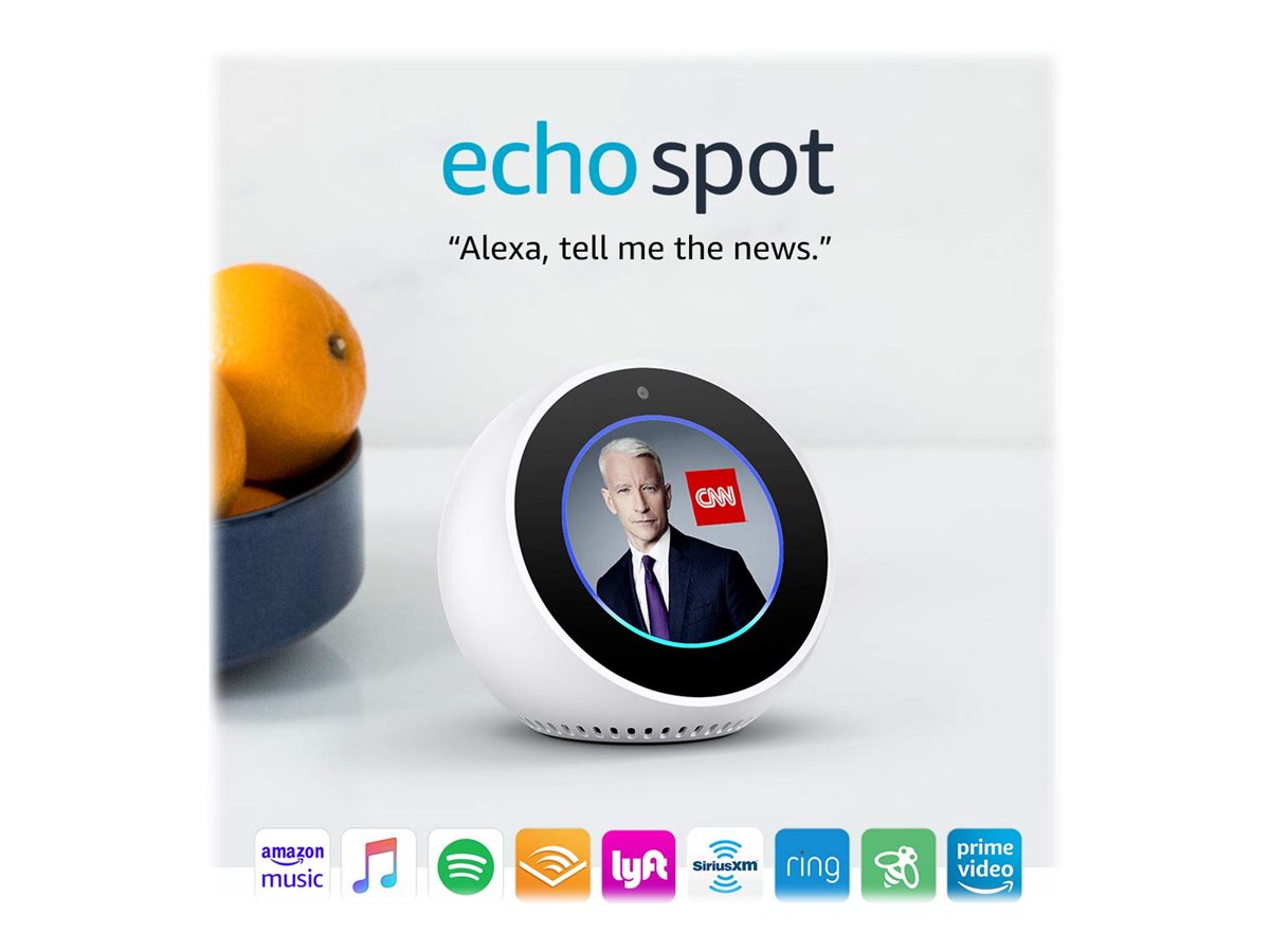 Amazon Echo Spot 2,8" Smart-Display Weiß