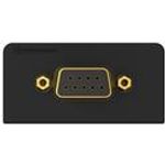 Kindermann 7457 000 520. Buchsen-Typ: RS-232. Produktfarbe: Anthrazit, Gehäusematerial: Kunststoff. Tiefe (min): 4,2 cm. Menge pro Packung: 1 Stück(e) (7457000520)