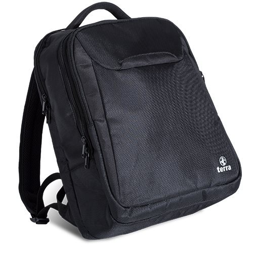 TERRA PRO812 Notebook-Rucksack 17,3" Schwarz