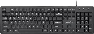 Perixx PERIBOARD-117 P DE B PS2 Tastatur Deutsch, QWERTZ Schwarz (12283)