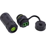 InLine LWL-Kabelkupplung LC kurz IP68 2x2 LC Buchse M20 (69927C)