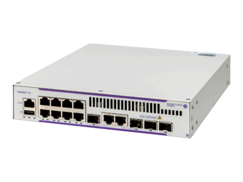 Alcatel-Lucent OmniSwitch OS6465T-12 Managed L3 Switch 12 Ports Gigabit Ethernet PoE Weiß